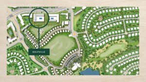 Golfville Dubai Hills Estate Apartments for Sale in Dubai Location Map