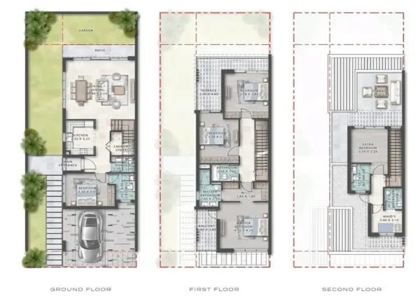 damac lagoons Townhouses