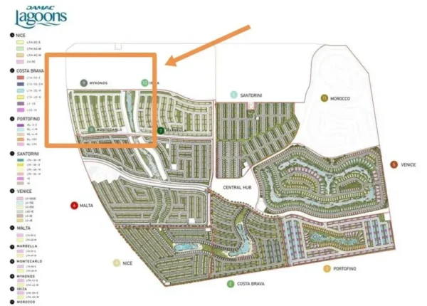 damac lagoons Townhouses