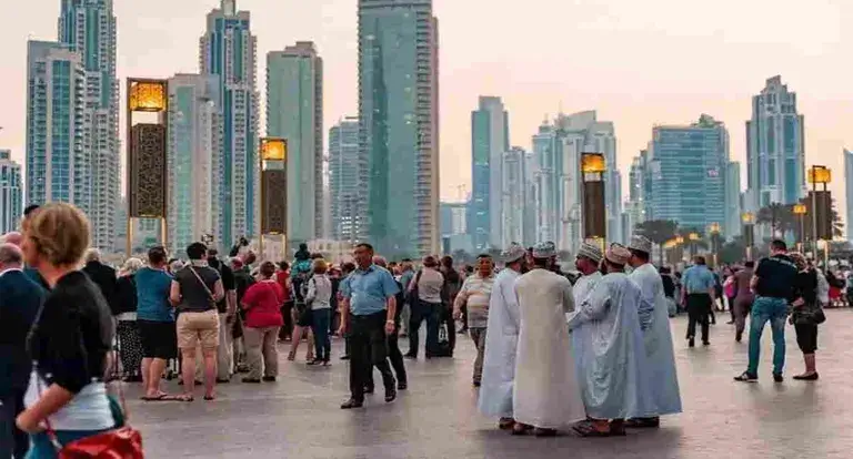 dubai population increase