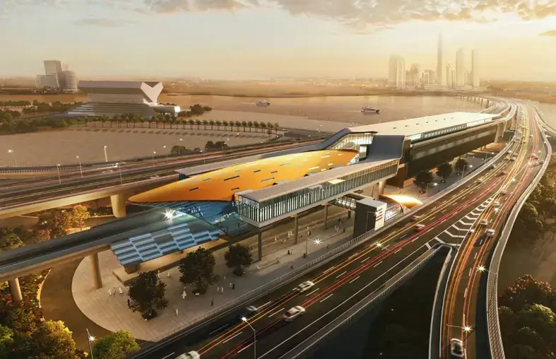 Dubai Metro Blue Line Unveiled