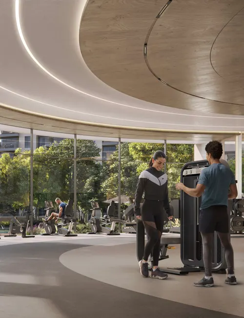 fully equipped gym