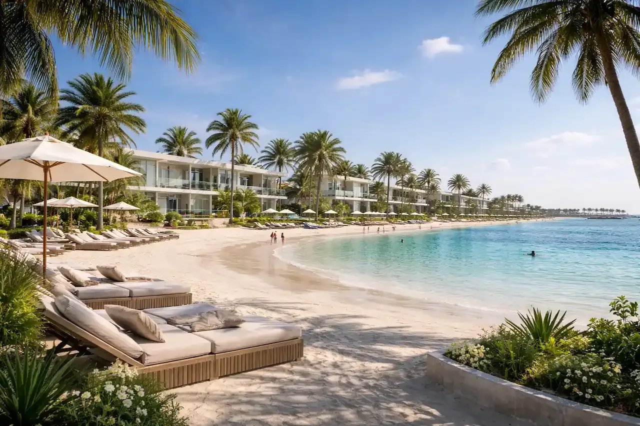 Beachfront plots at Bay Estate